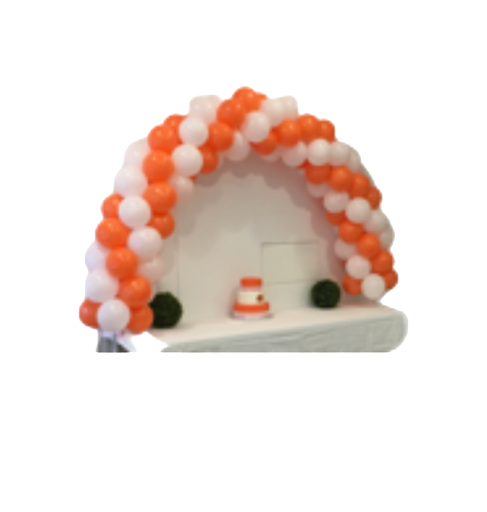 Balloon Arch on the Table
