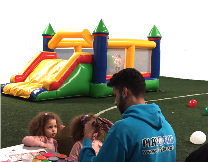 Inflatable with animation