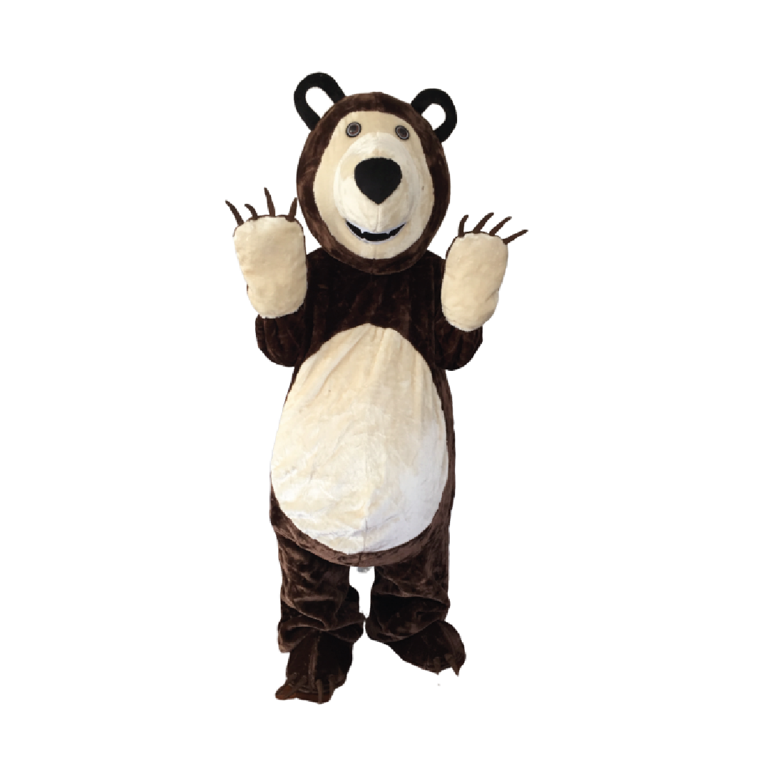 Aluguer de Fato Mascote Urso Masha