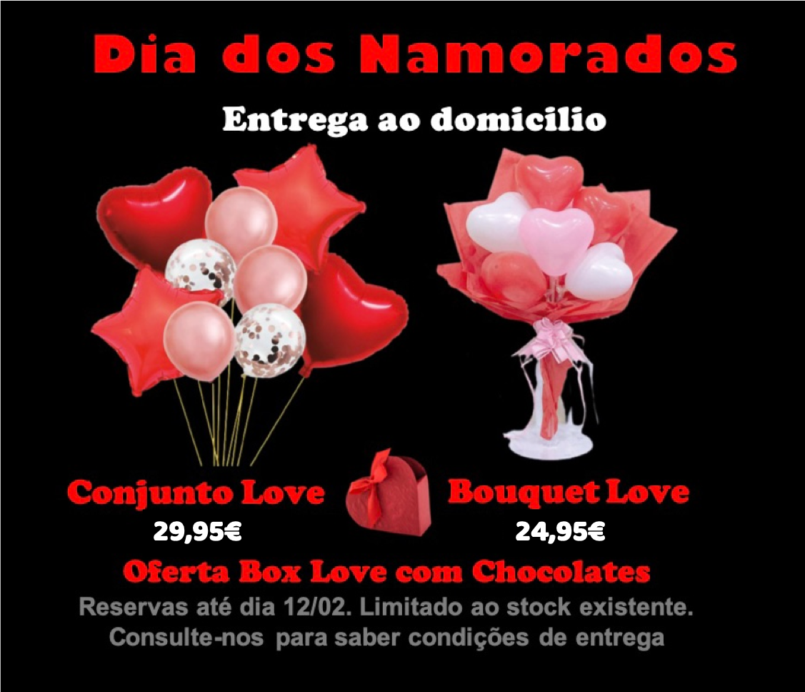 PRESENTE DIA DOS NAMORADOS - BALÕES