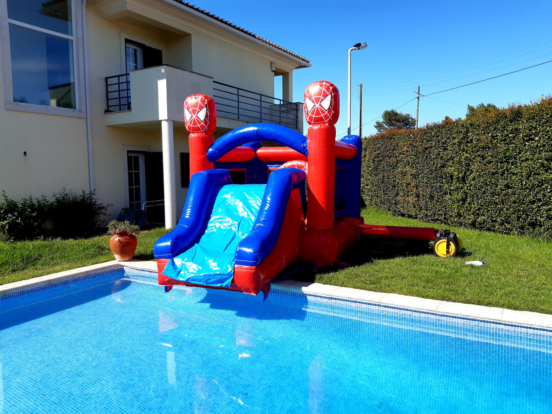 Homem Aranha para piscina