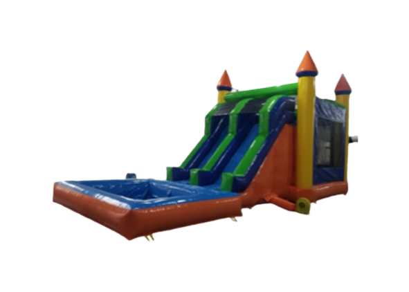 Emperor with pool of water