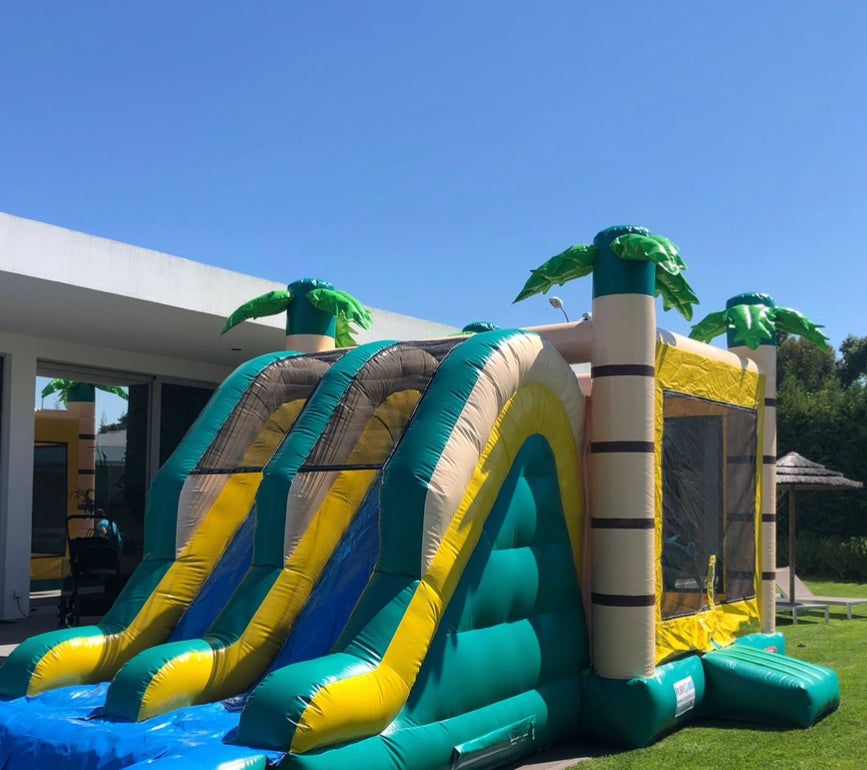 Palmeiras com piscina de bolas