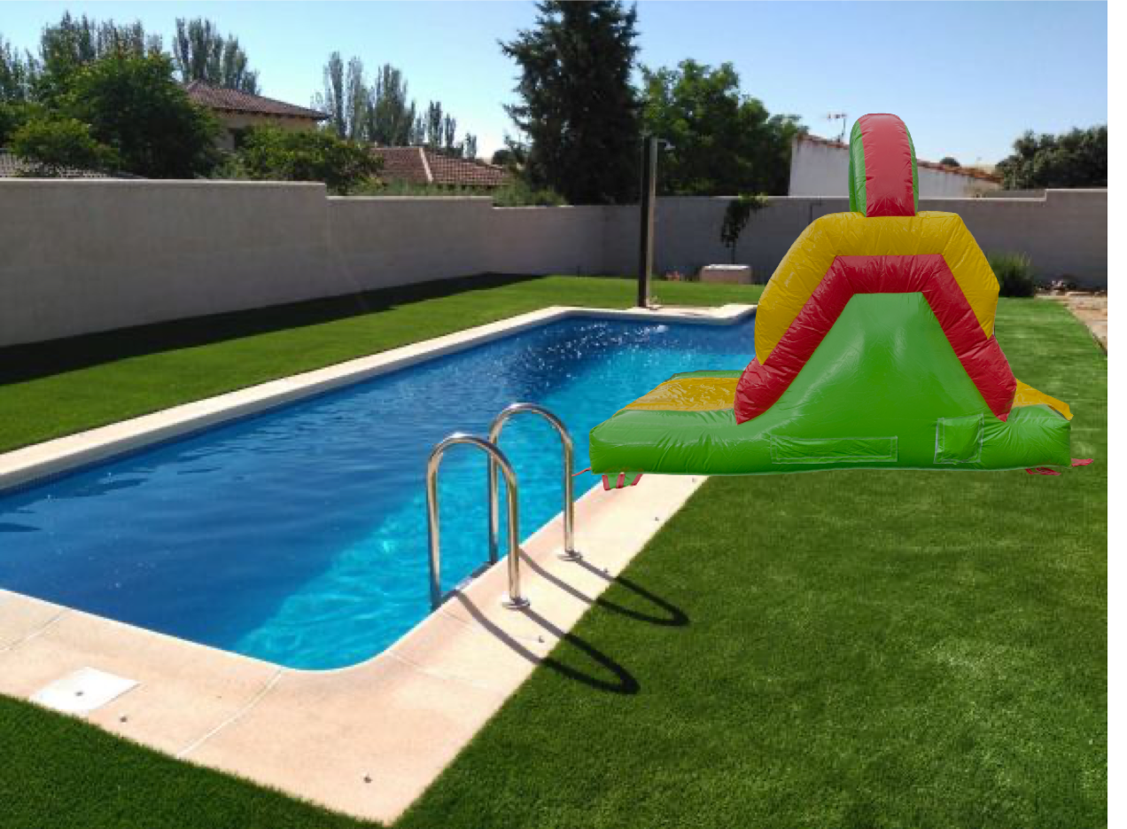 Go up and down to the pool