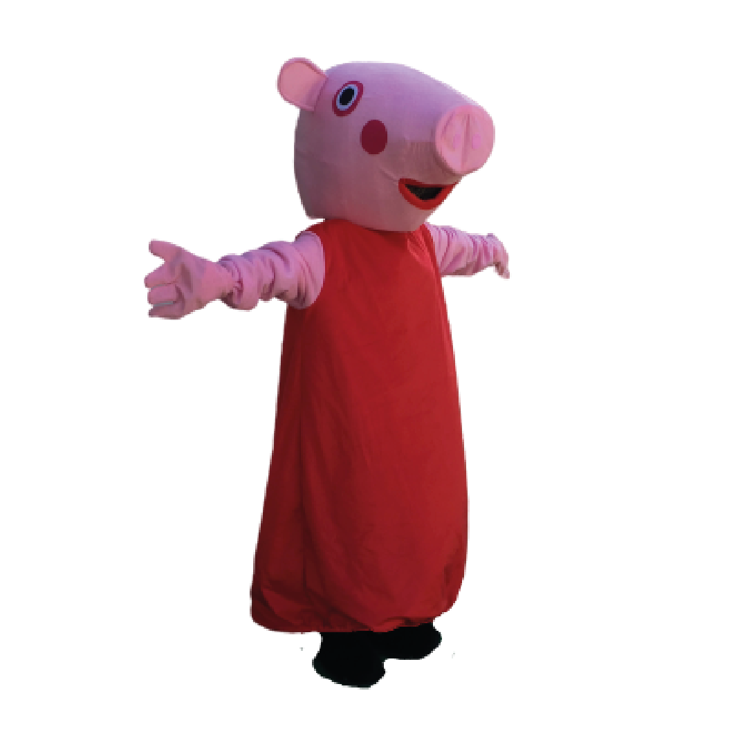 Macote Peppa com animador