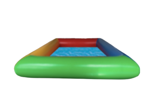 Multicolored pool with water