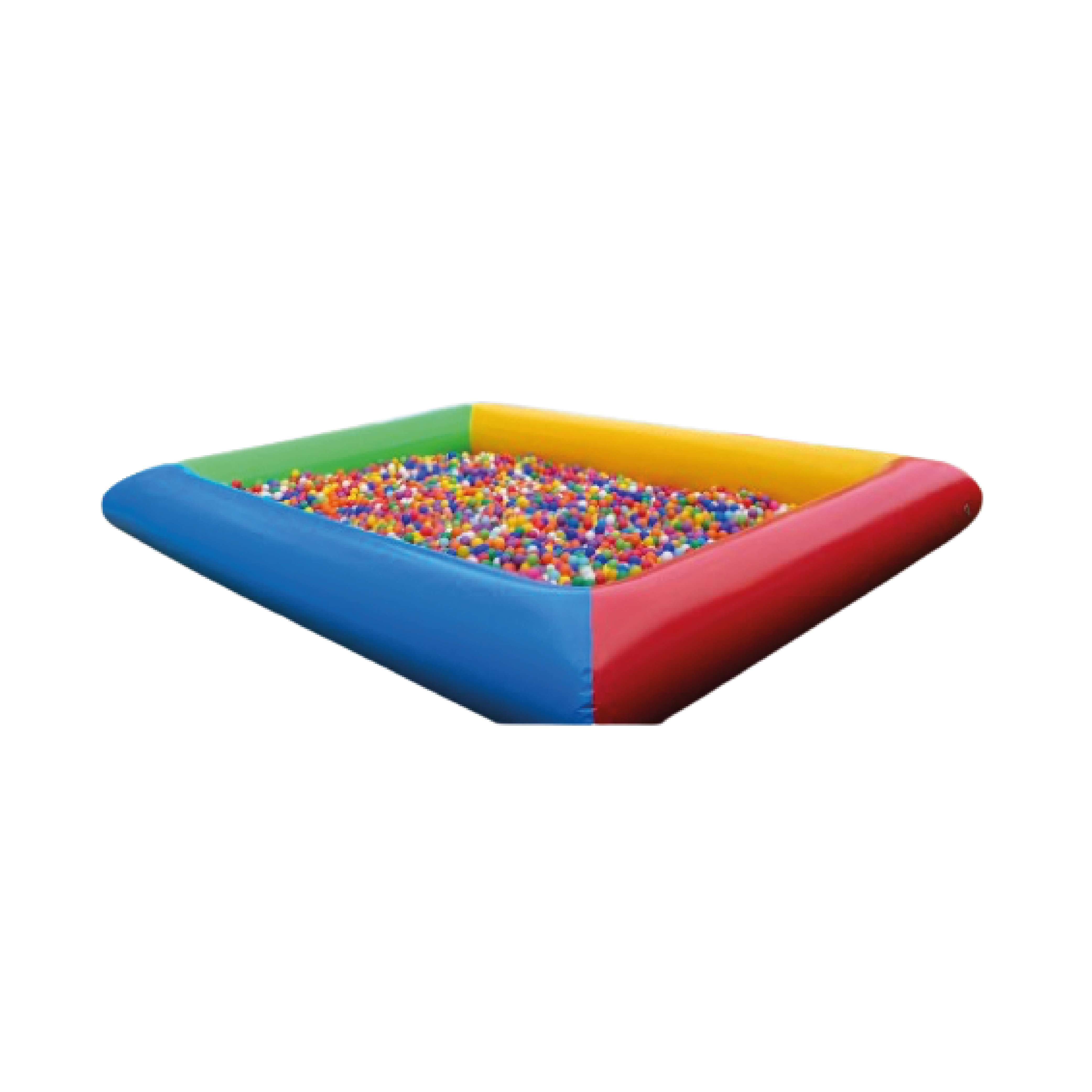 Multicolor ball pit