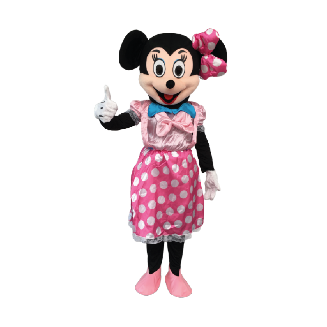Pink Minnie Mascot Costume Rental