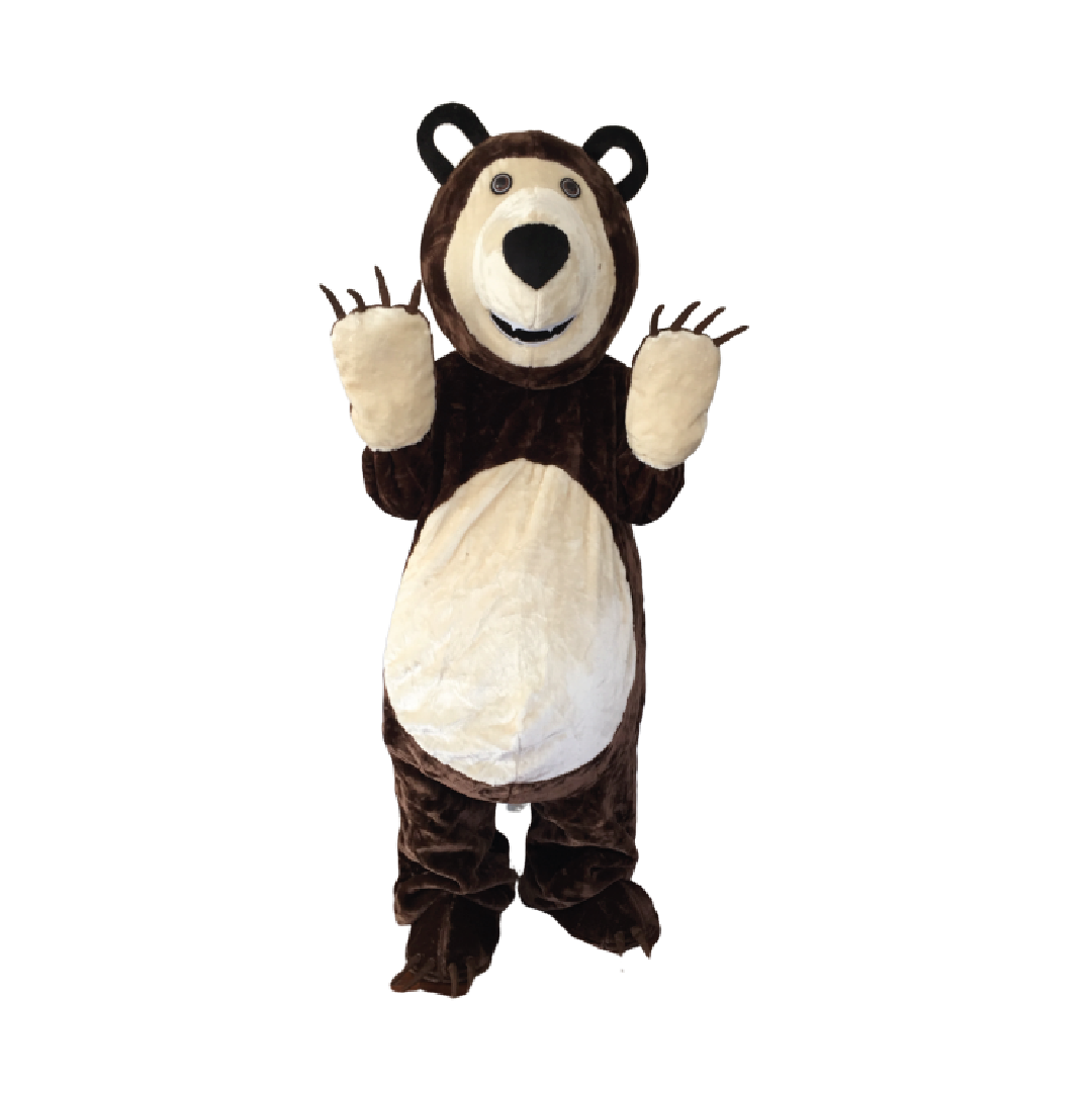 Masha Bear Mascot Costume Rental